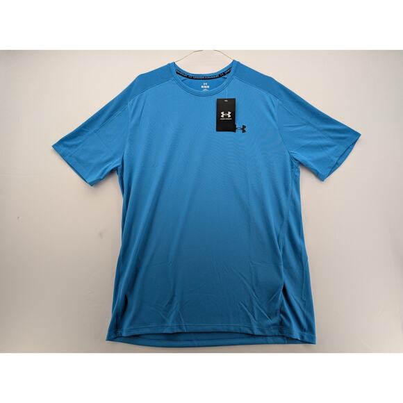 NWT Under Armour UA Tech Breeze Men's Short Sleeve in Blue size Medium - Picture 1 of 5